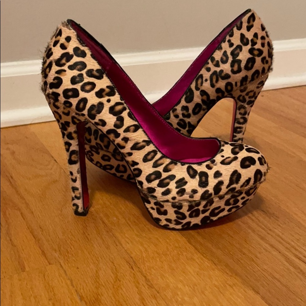 Betsy Johnson Cheetah Platform Pumps